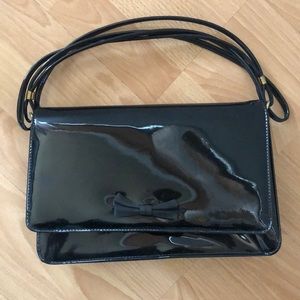 🖤VTG 1950/1960s Patent Black Purse🖤